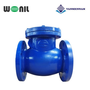 van 1 chiều lá lật gang mặt bích Wonil DN200