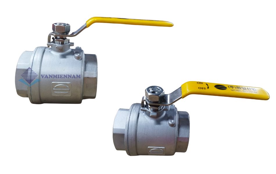 Van bi inox tay gạt nối ren Wonil DN65