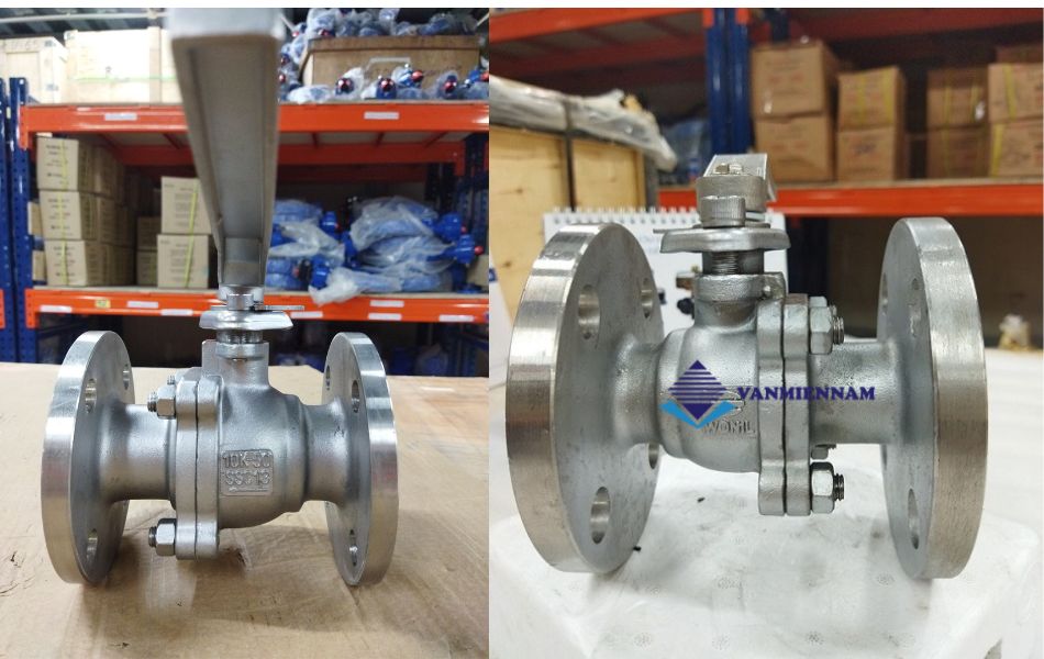 Van bi mặt bích tay gạt Wonil DN50