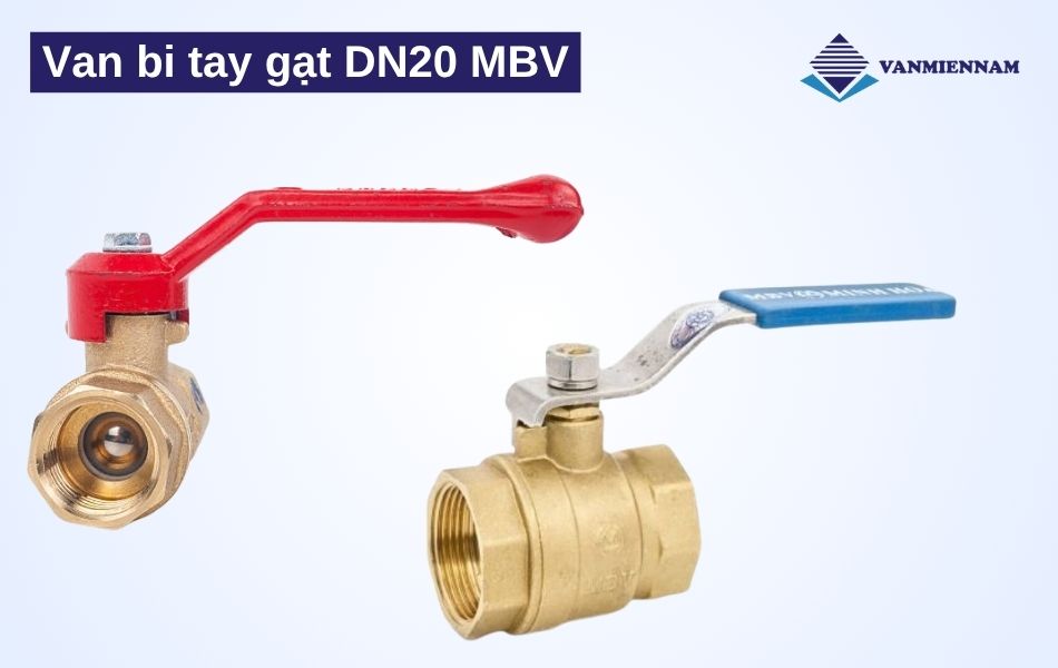 Van bi tay gạt DN20 MBV
