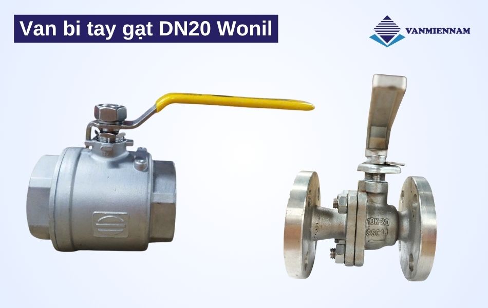 Van bi tay gạt DN20 Wonil