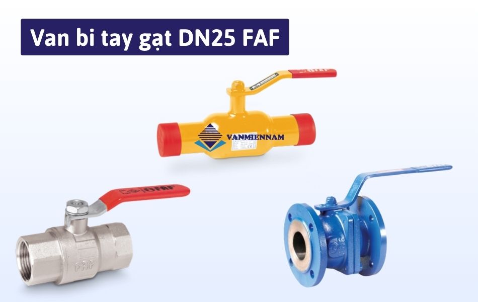 Van bi tay gạt DN25 FAF