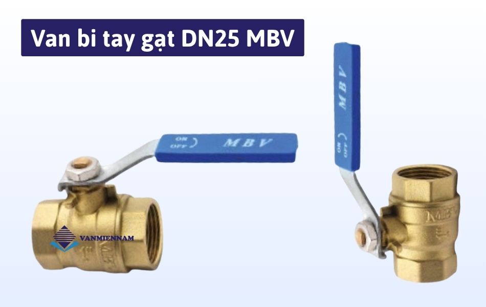 Van bi tay gạt DN25 MBV