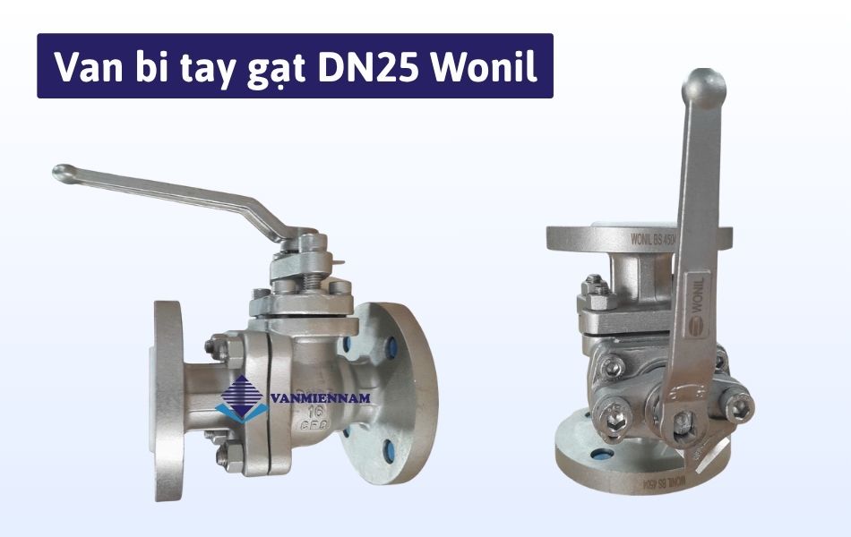 Van bi tay gạt DN25 Wonil