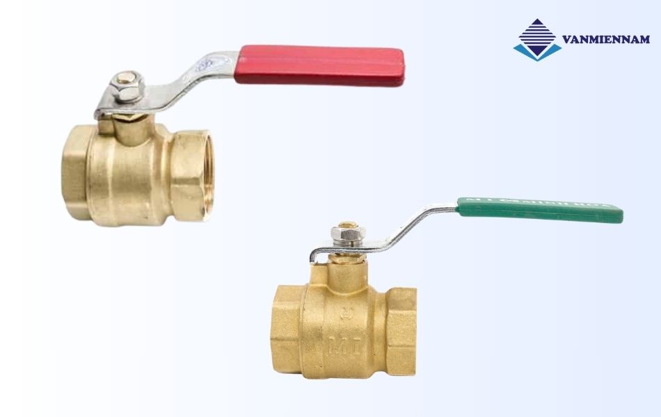 Van bi tay gạt đồng DN15