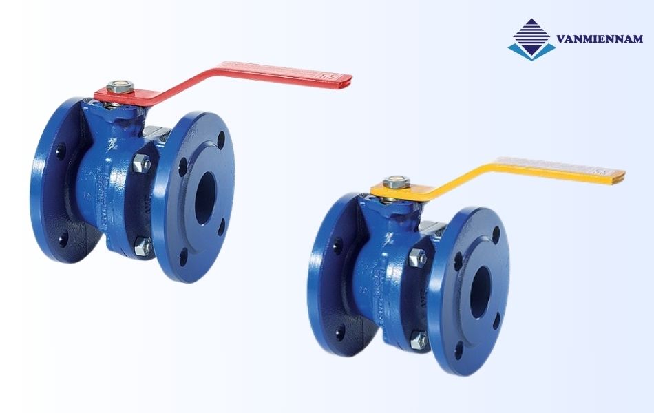 Van bi tay gạt gang DN15