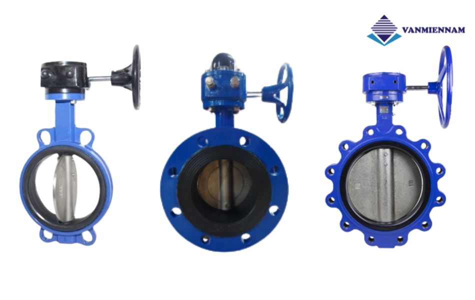 Van bướm gang tay quay DN250