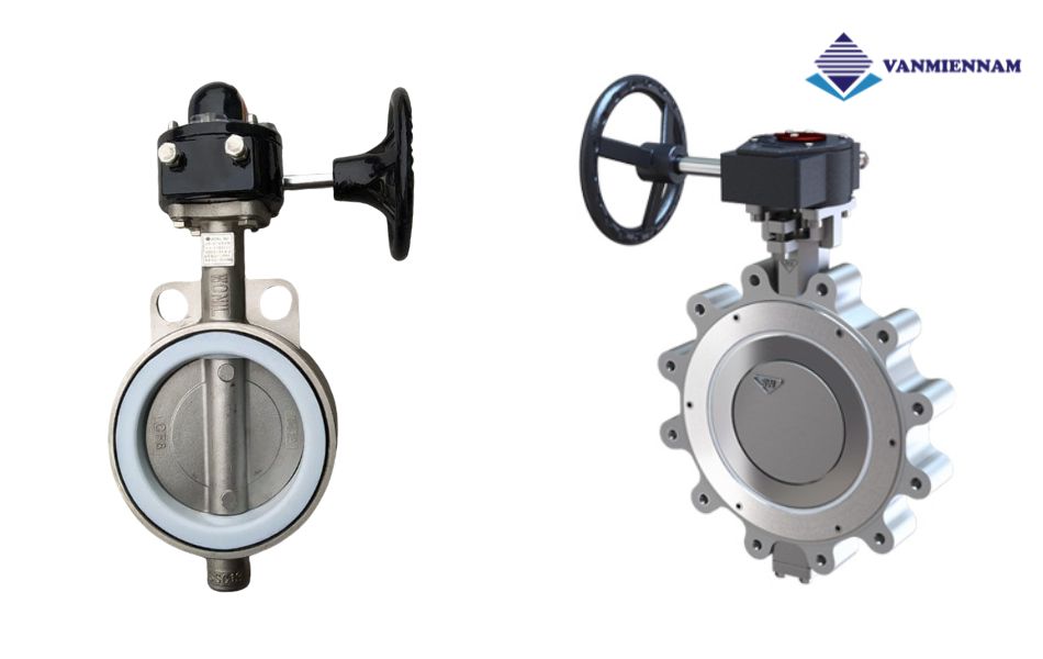 Van bướm inox tay quay DN250