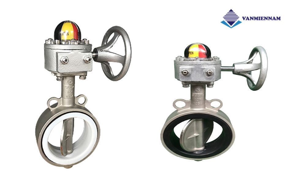 Van bướm inox tay quay Joeun