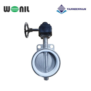 Van bướm inox tay quay Wonil DN150