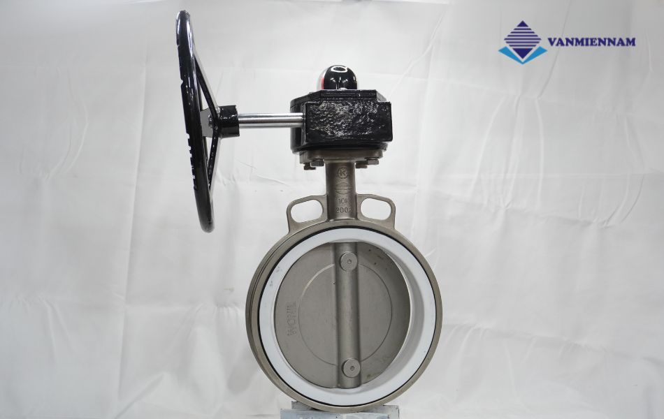 Van bướm inox tay quay Wonil DN200