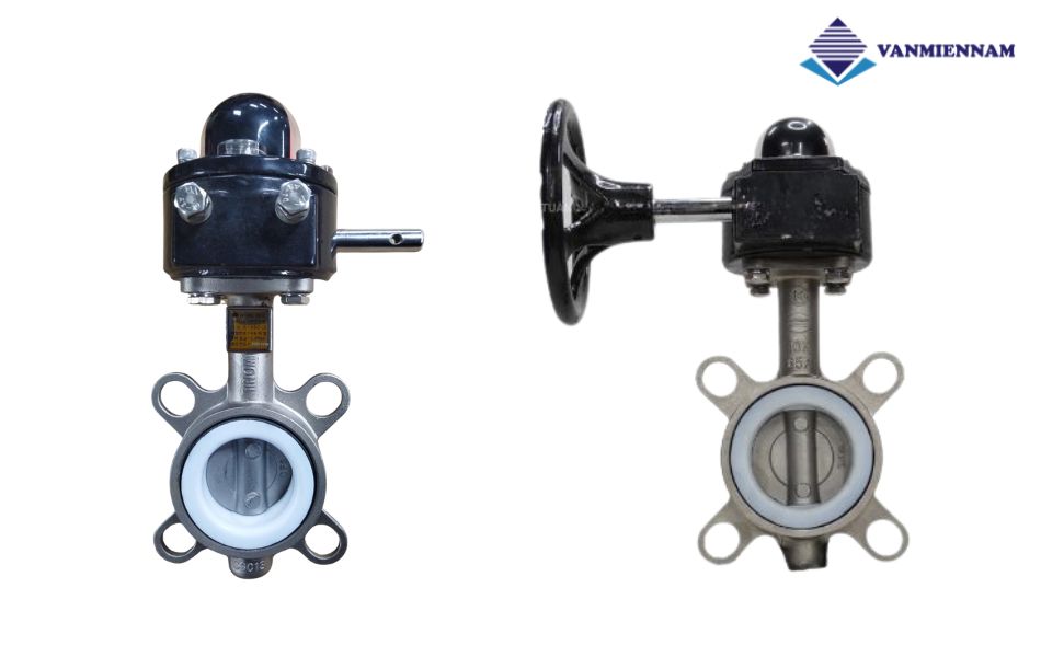 Van bướm inox tay quay Wonil DN40