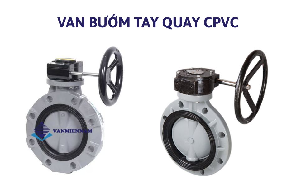 Van bướm tay quay CPVC