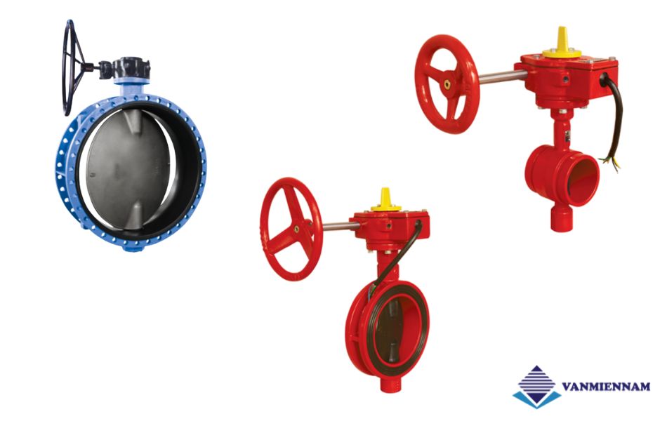 Van bướm tay quay DN40 FAF 