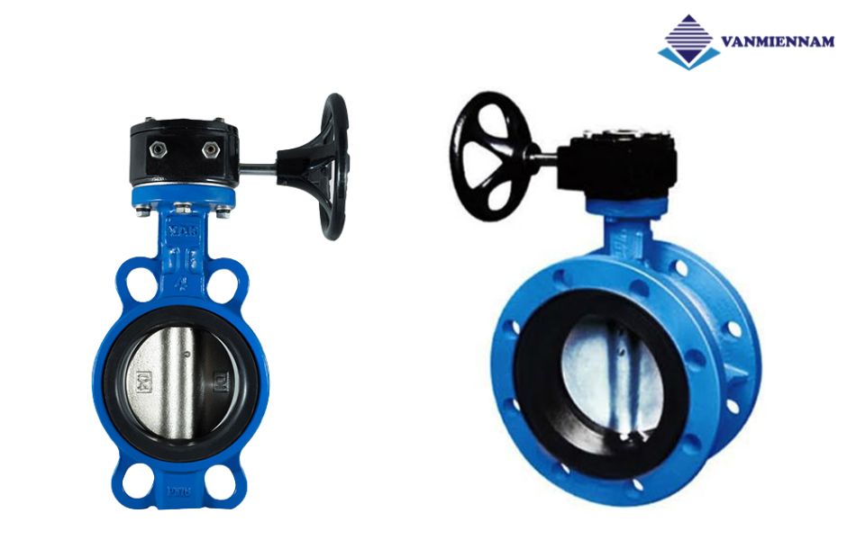 Van bướm tay quay DN40 hiệu YDK 