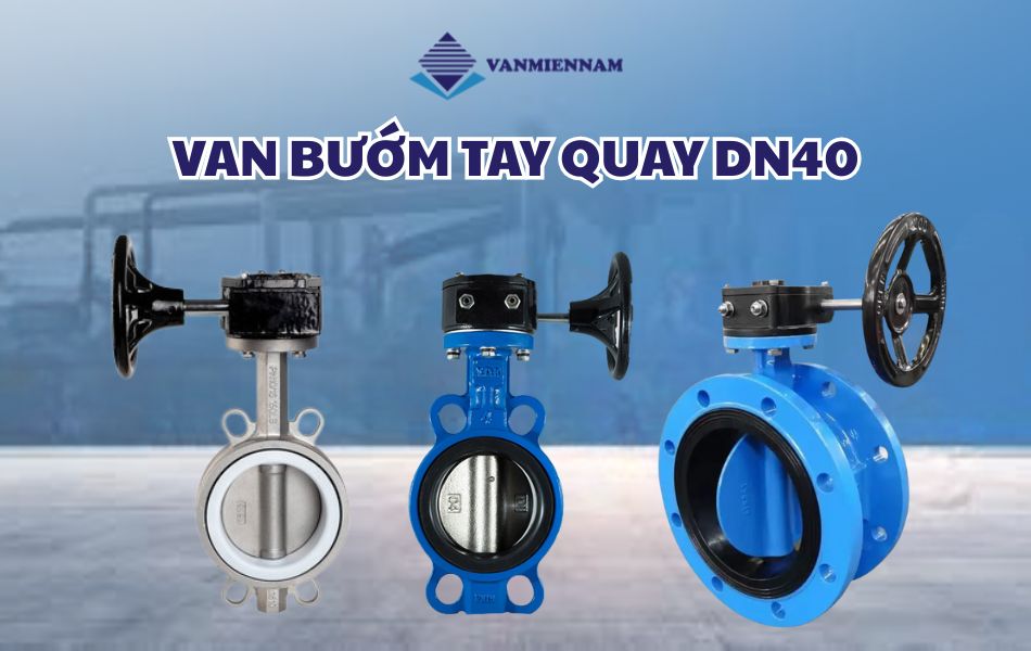 van bướm tay quay dn40