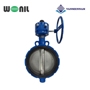 Van bướm tay quay gang Wonil DN300