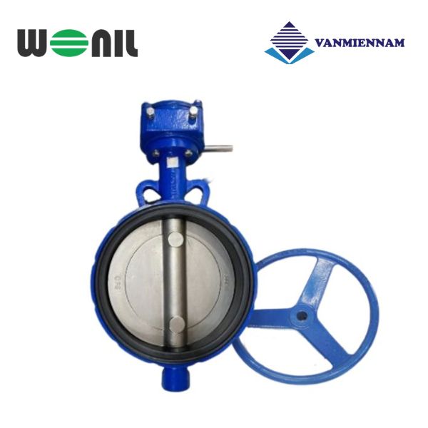 Van bướm tay quay gang Wonil DN450