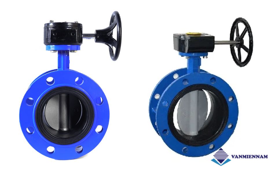 Van bướm tay quay mặt bích AUT