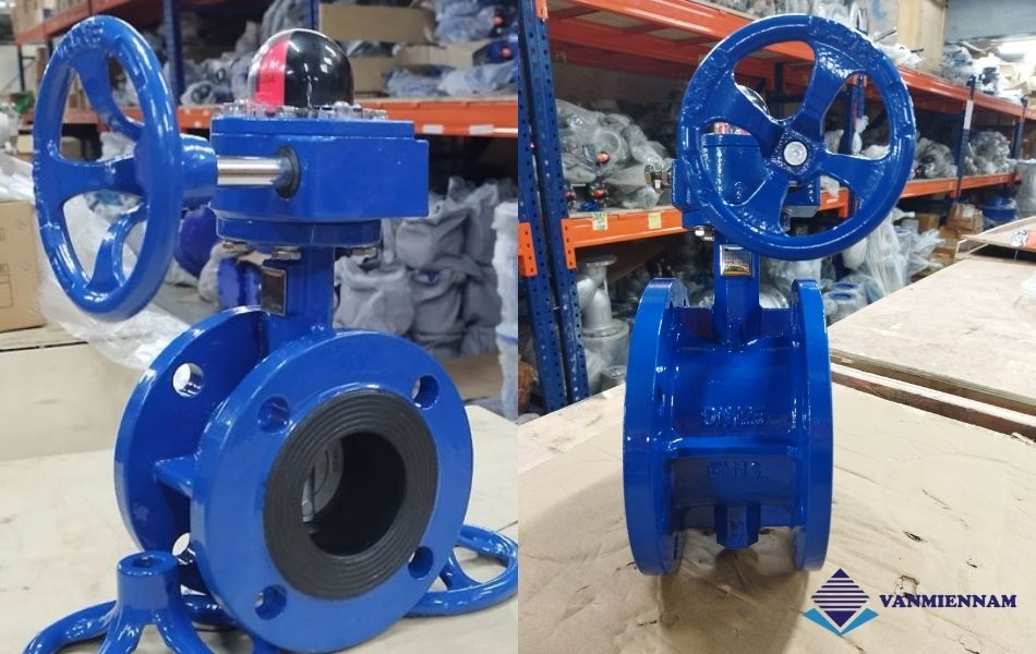 Van bướm tay quay Wonil DN300 - Hàn Quốc