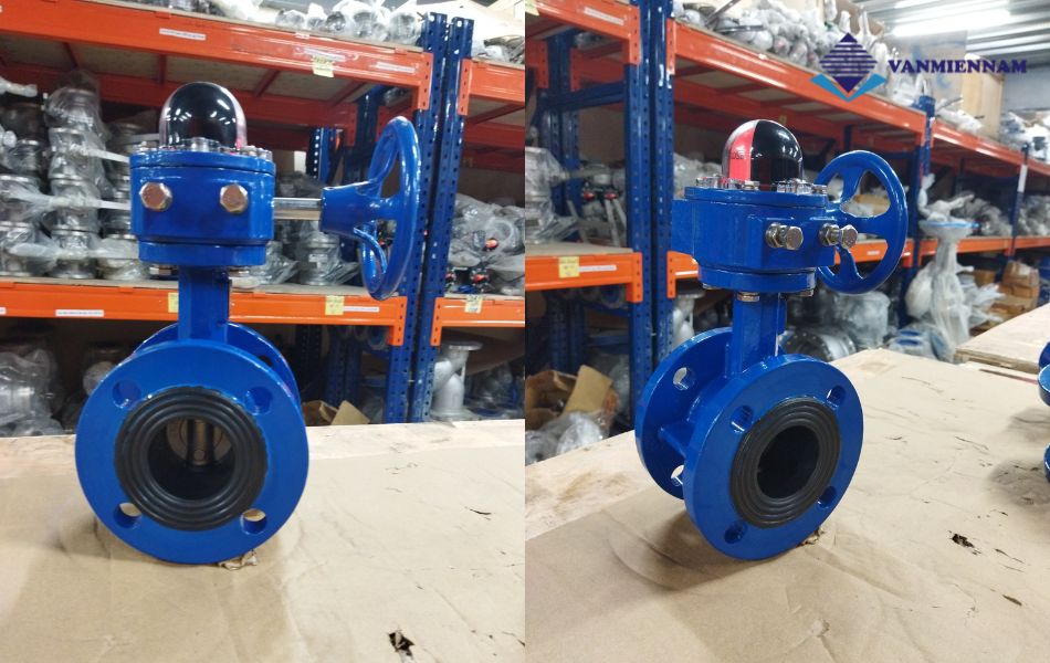 Van bướm tay quay Wonil DN50