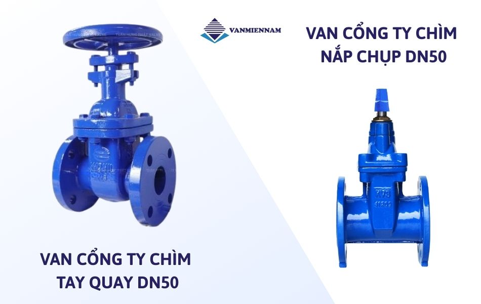 Các loại van ty chìm DN50 phổ biến trên thị trường