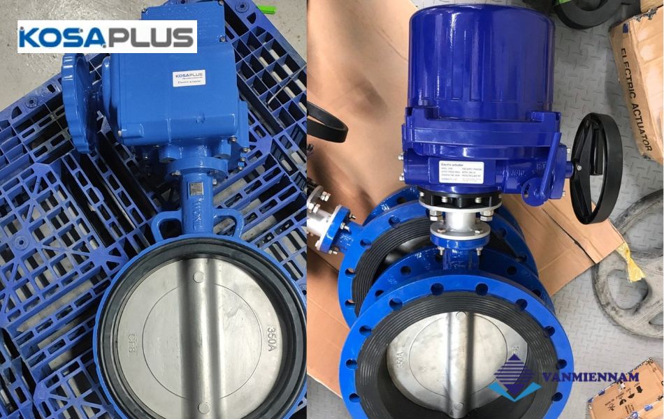 Đặc điểm van bướm gang điều khiển điện KosaPlus DN350