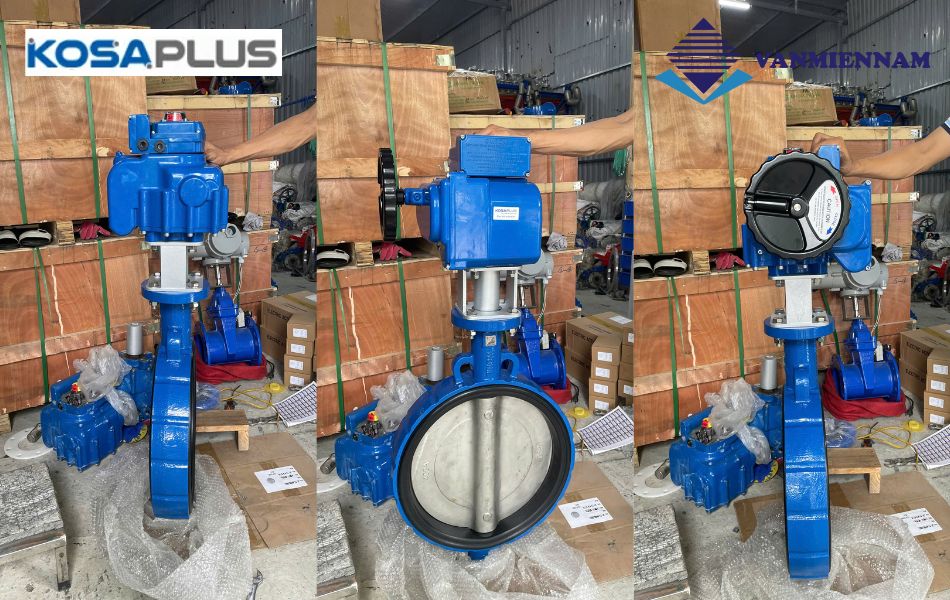 Đặc điểm nổi bật van bướm gang điều khiển điện KosaPlus DN400