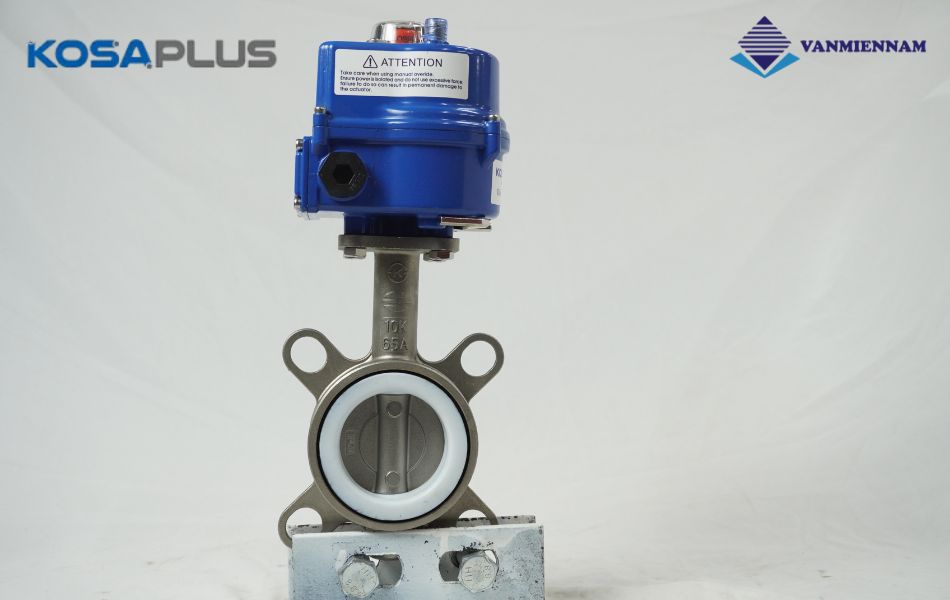 Giới thiệu van bướm inox điều khiển điện KosaPlus DN65