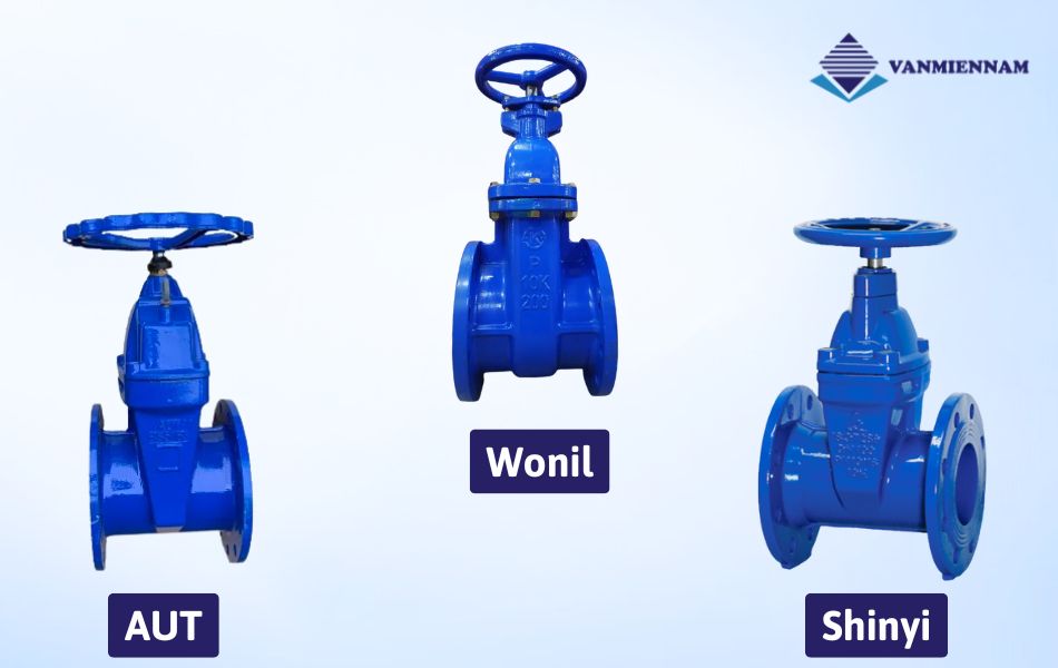 Phân loại van cổng ty chìm DN200 theo thương hiệu