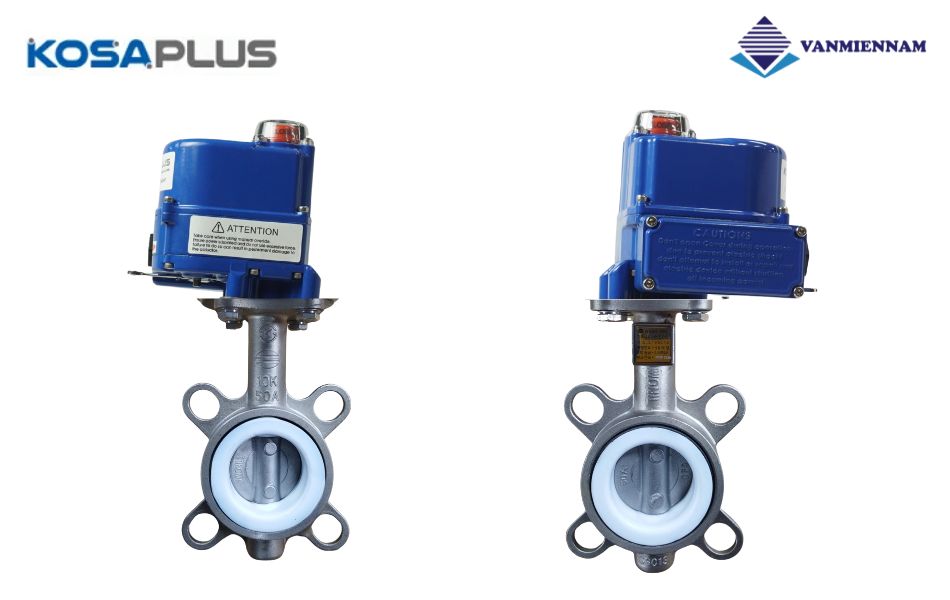 Tìm hiểu van bướm inox điều khiển điện KosaPlus DN50
