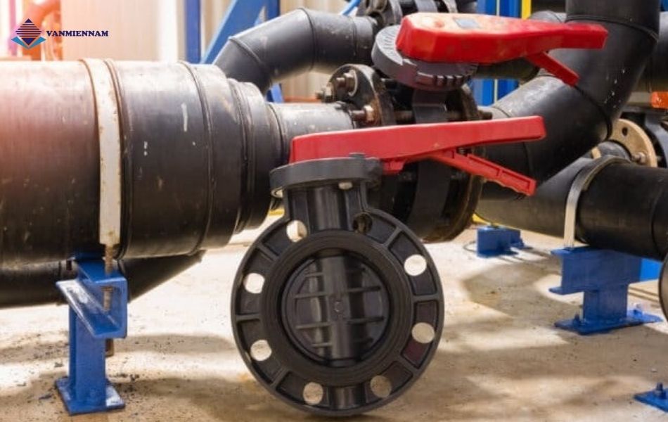 Hệ thống ứng dụng thực tế của van bướm nhựa tay gạt