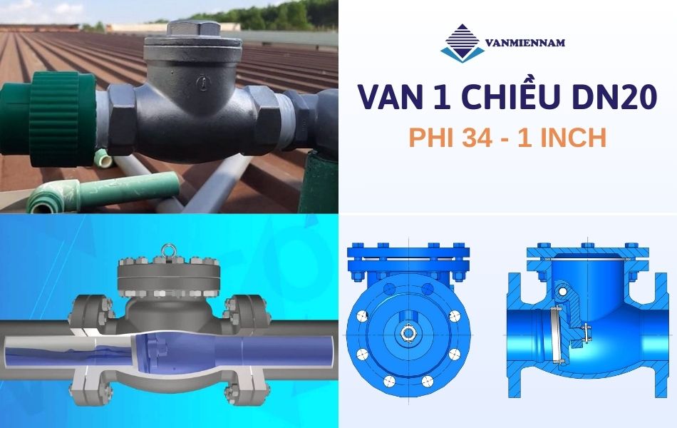 van 1 chiều dn20
