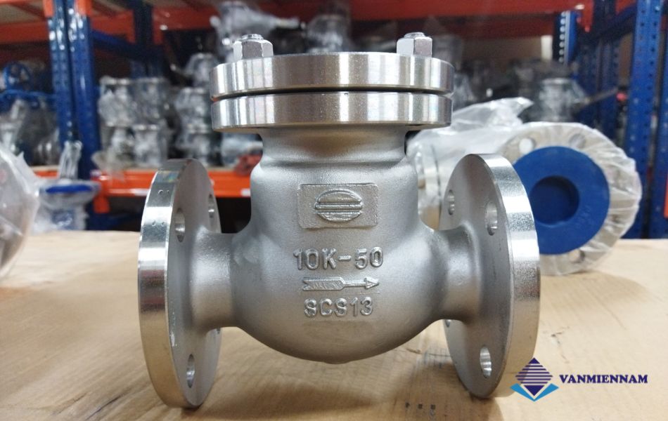 Van 1 chiều inox Wonil DN50