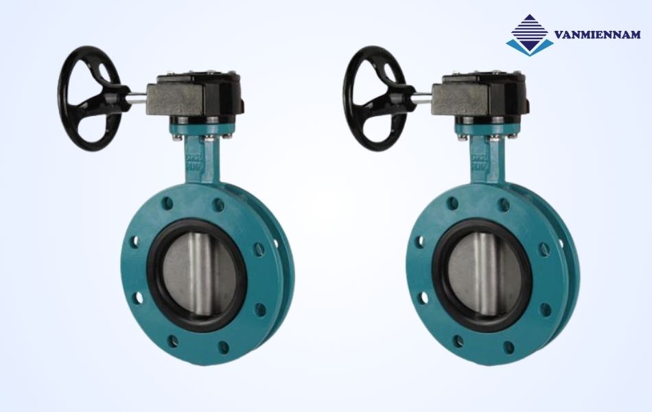 Van bướm Jaki tay quay mặt bích