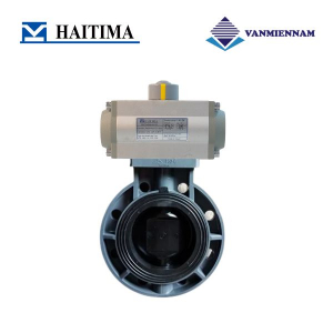 Van bướm nhựa điều khiển khí nén Haitima DN50