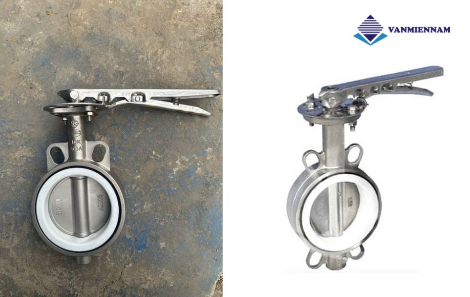 Van bướm tay gạt inox YDK