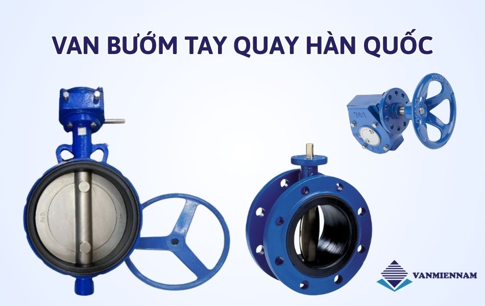van bướm tay quay hàn quốc