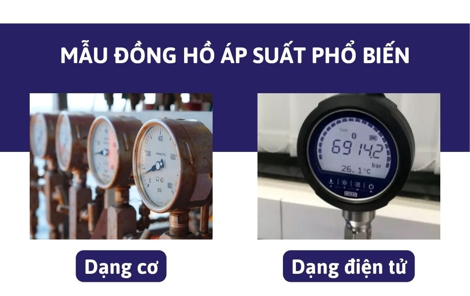 các dòng đồng hồ đo áp suất hiện nay