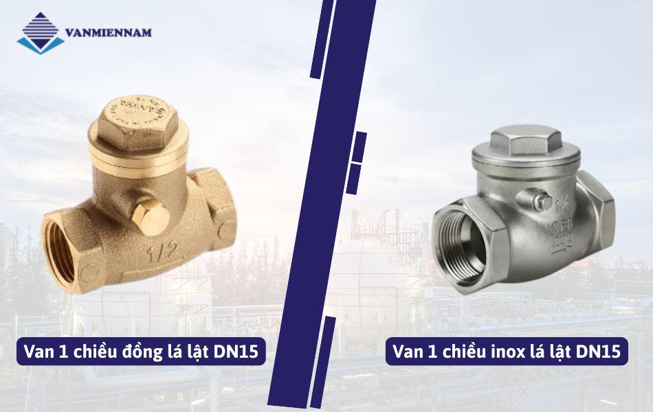 các loại van 1 chiều lá lật dn15