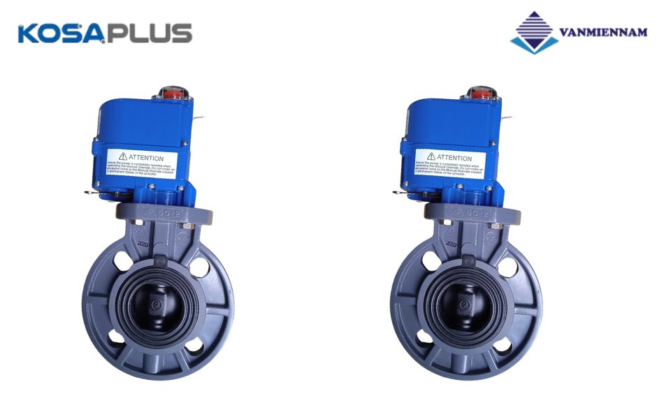 van bướm nhựa điều khiển điện KosaPlus DN125