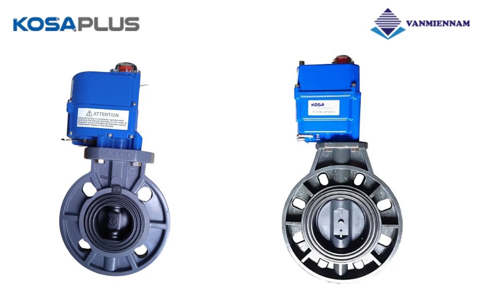 van bướm nhựa điều khiển điện KosaPlus DN150