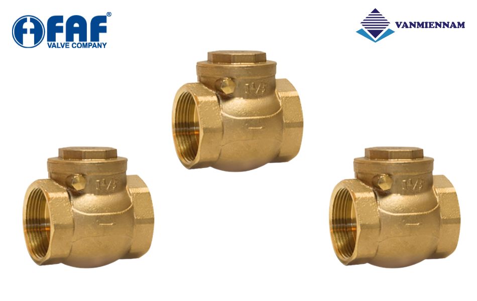 van một chiều lá lật nối ren FAF 4350