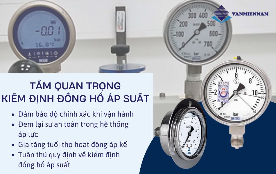 Đặc điểm nổi bật về kiểm định áp kế