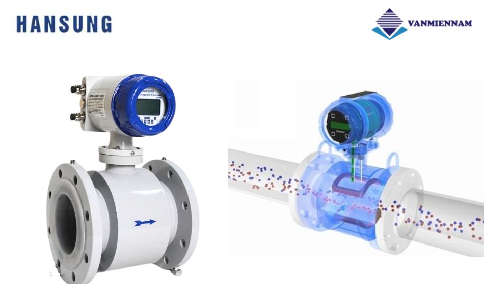 đồng hồ nước điện tử Hansung DN80