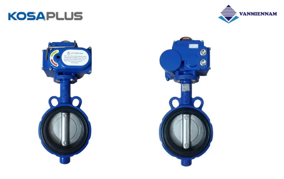 van bướm gang điều khiển điện KosaPlus DN125