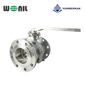 Van bi inox mặt bích tay gạt Wonil DN125