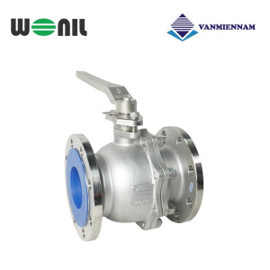 Van bi inox mặt bích tay gạt Wonil DN200 