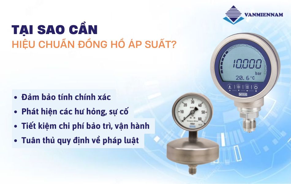 Lý do quan trọng khi hiệu chuẩn đồng hồ đo áp suất