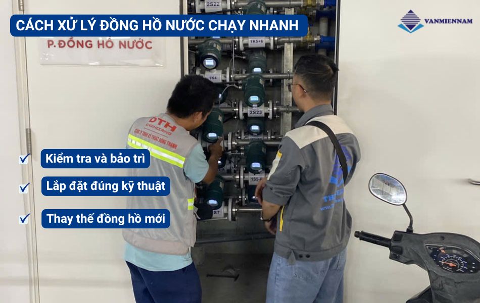 Hướng dẫn xử lý đồng hồ nước chạy nhanh hiệu quả